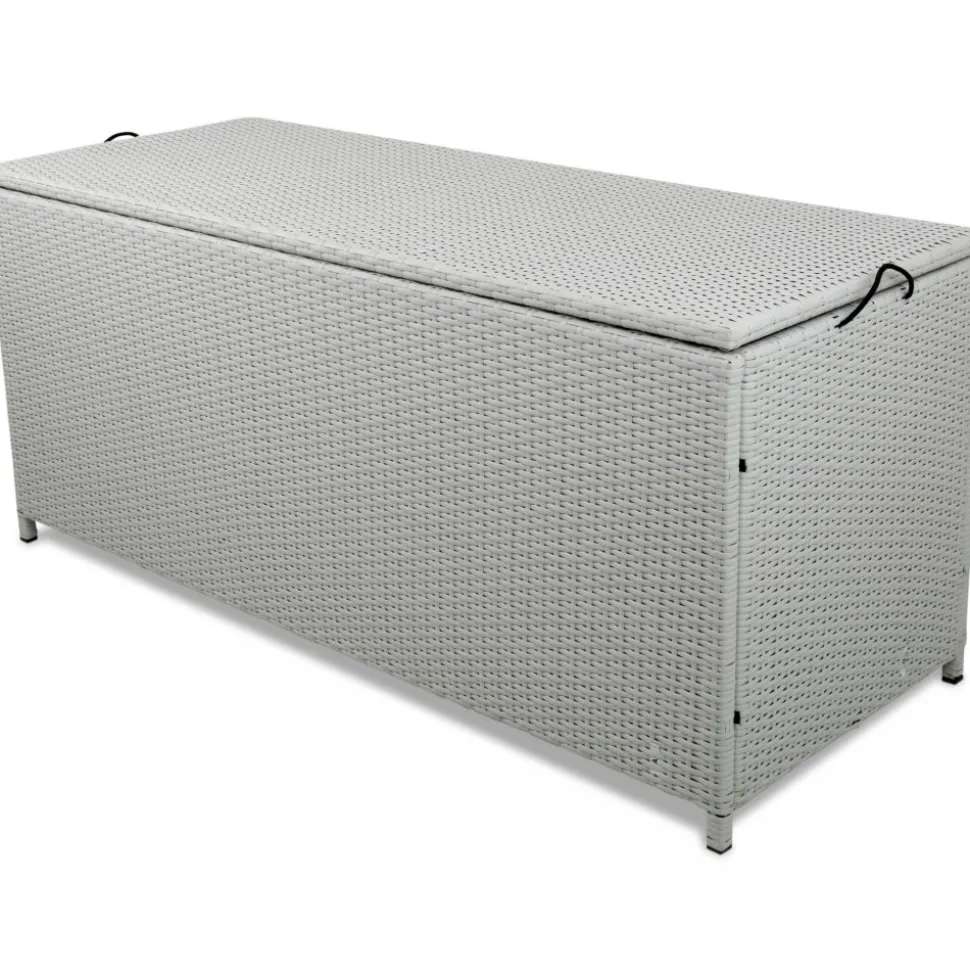 Dynbox i konstrotting till utemöbler | 420L | Vit