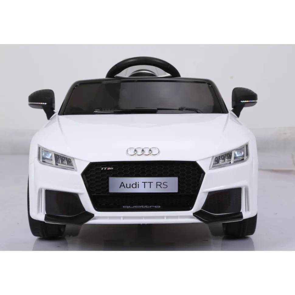 Elbil för Barn | Audi TT RS Roadster | 2.4G Fjärrkontroll | Vit