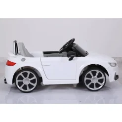 Elbil för Barn | Audi TT RS Roadster | 2.4G Fjärrkontroll | Vit