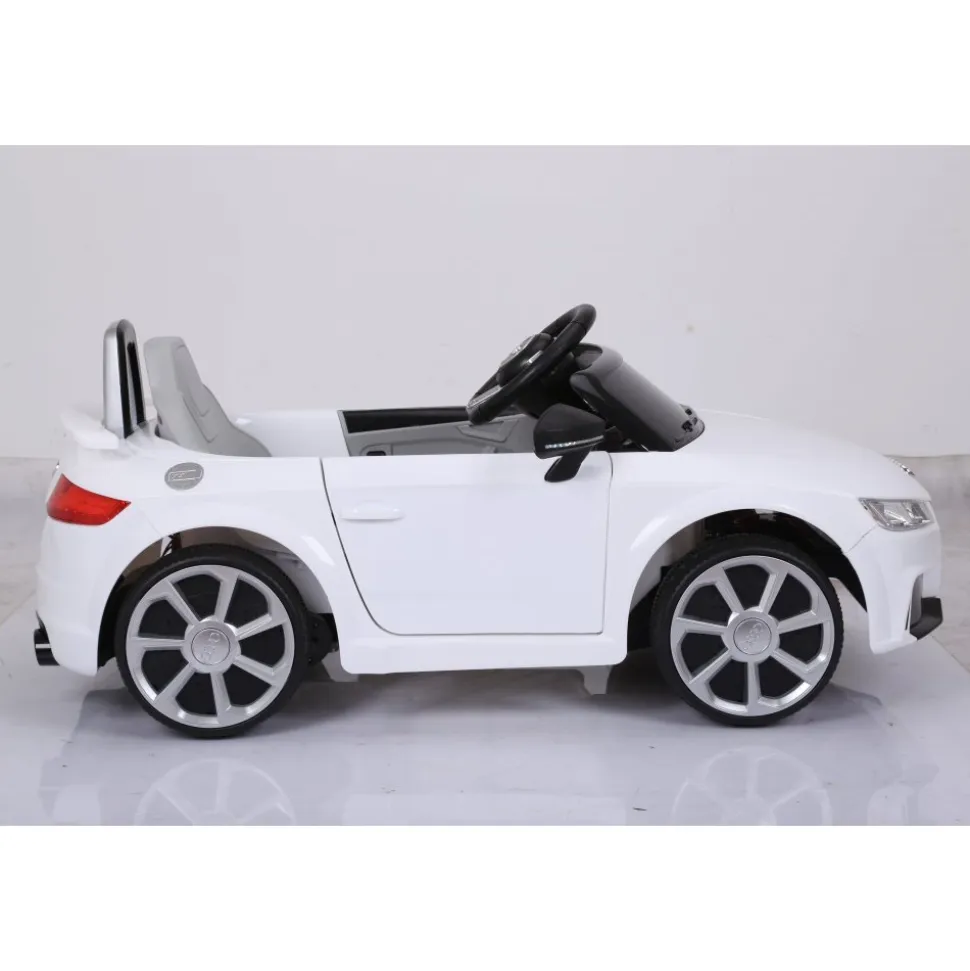 Elbil för Barn | Audi TT RS Roadster | 2.4G Fjärrkontroll | Vit
