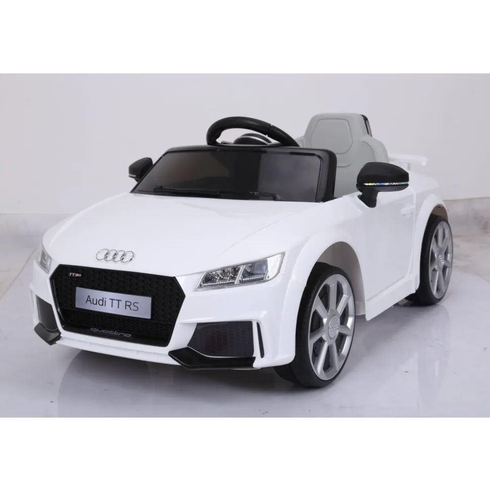 Elbil för Barn | Audi TT RS Roadster | 2.4G Fjärrkontroll | Vit