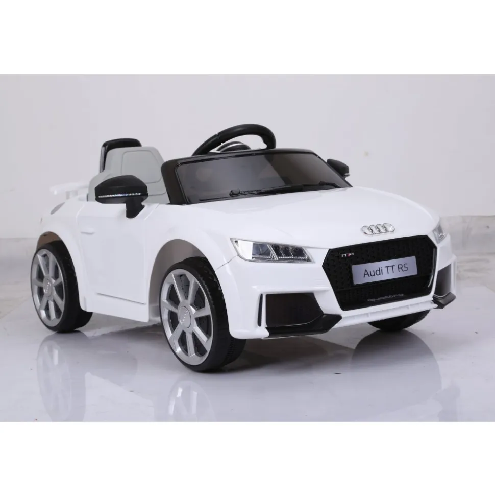 Elbil för Barn | Audi TT RS Roadster | 2.4G Fjärrkontroll | Vit