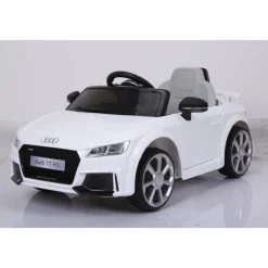 Elbil för Barn | Audi TT RS Roadster | 2.4G Fjärrkontroll | Vit