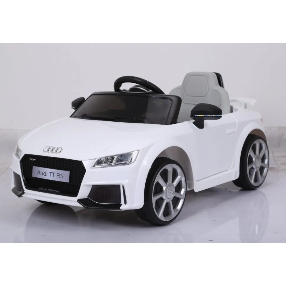 Elbil för Barn | Audi TT RS Roadster | 2.4G Fjärrkontroll | Vit