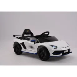 Elbil för barn Lamborghini | 12V - 2x390 | 4,5Ah | Vit
