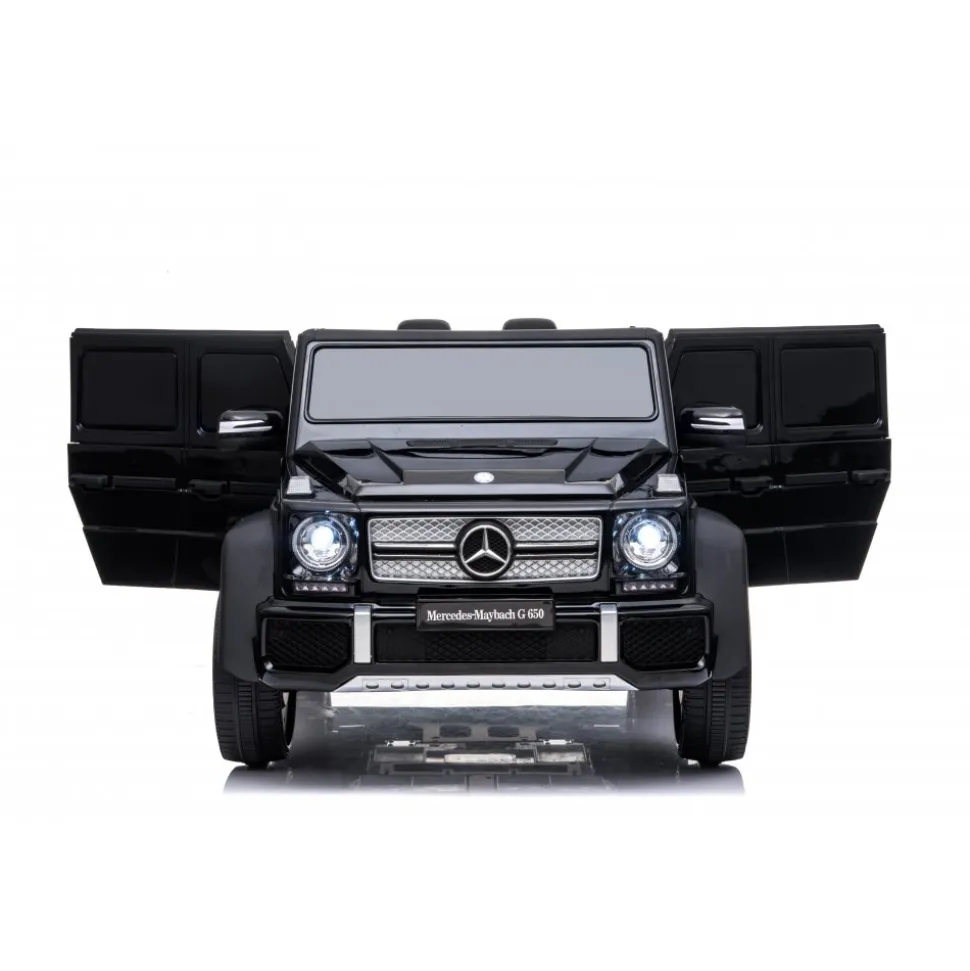 Elbil för barn Mercedes G-Wagon | 12V - 2x390 | Svart