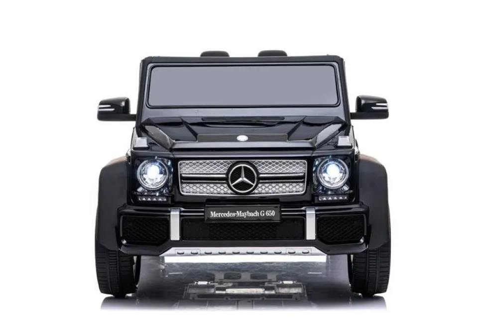 Elbil för barn Mercedes G-Wagon | 12V - 2x390 | Svart