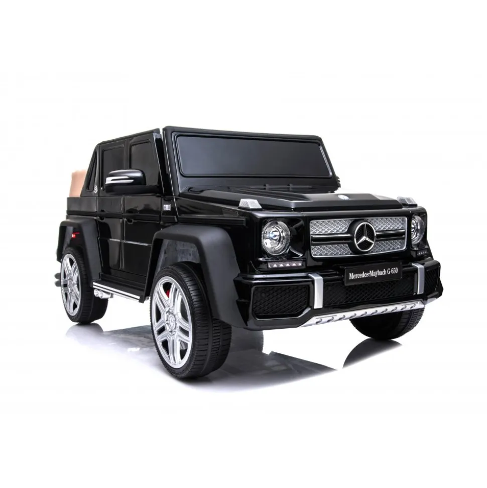 Elbil för barn Mercedes G-Wagon | 12V - 2x390 | Svart