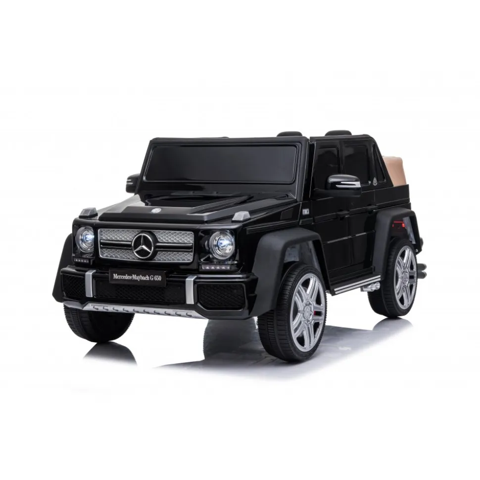 Elbil för barn Mercedes G-Wagon | 12V - 2x390 | Svart