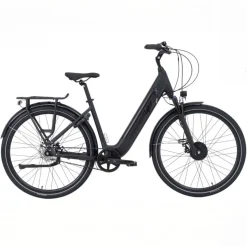 Elcykel dam 28 | Svart aluminium | ANANDA M131 | 13Ah integrerat batteri | Drivrem | Elvis