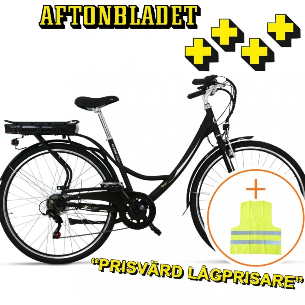 Elcykel Dam 28" | 7 växlar | 250W - 10,4Ah | Lyfco Elinor