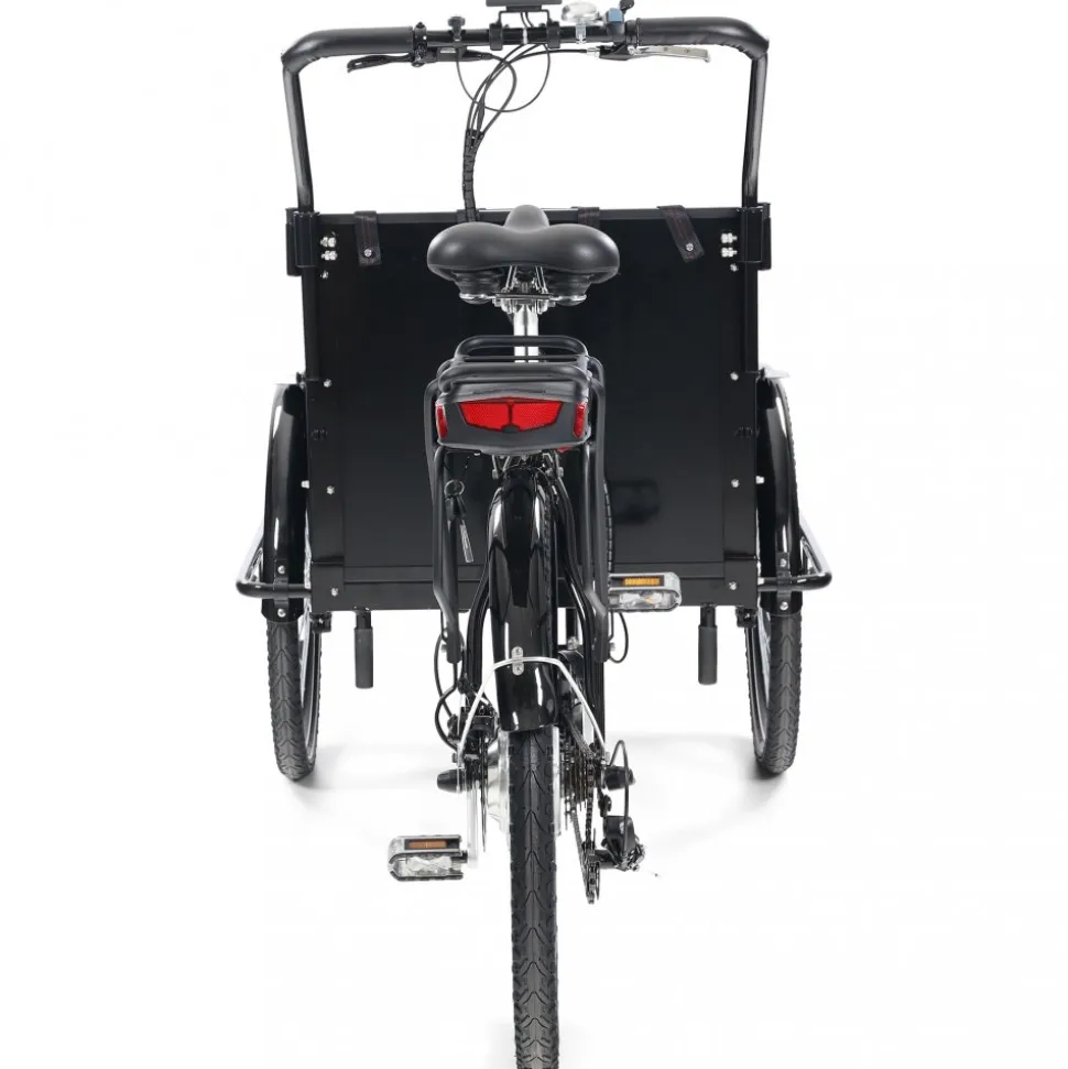 Eldriven cargobike | 250W - 16Ah | 6 växlar | LG-batteri - Pro