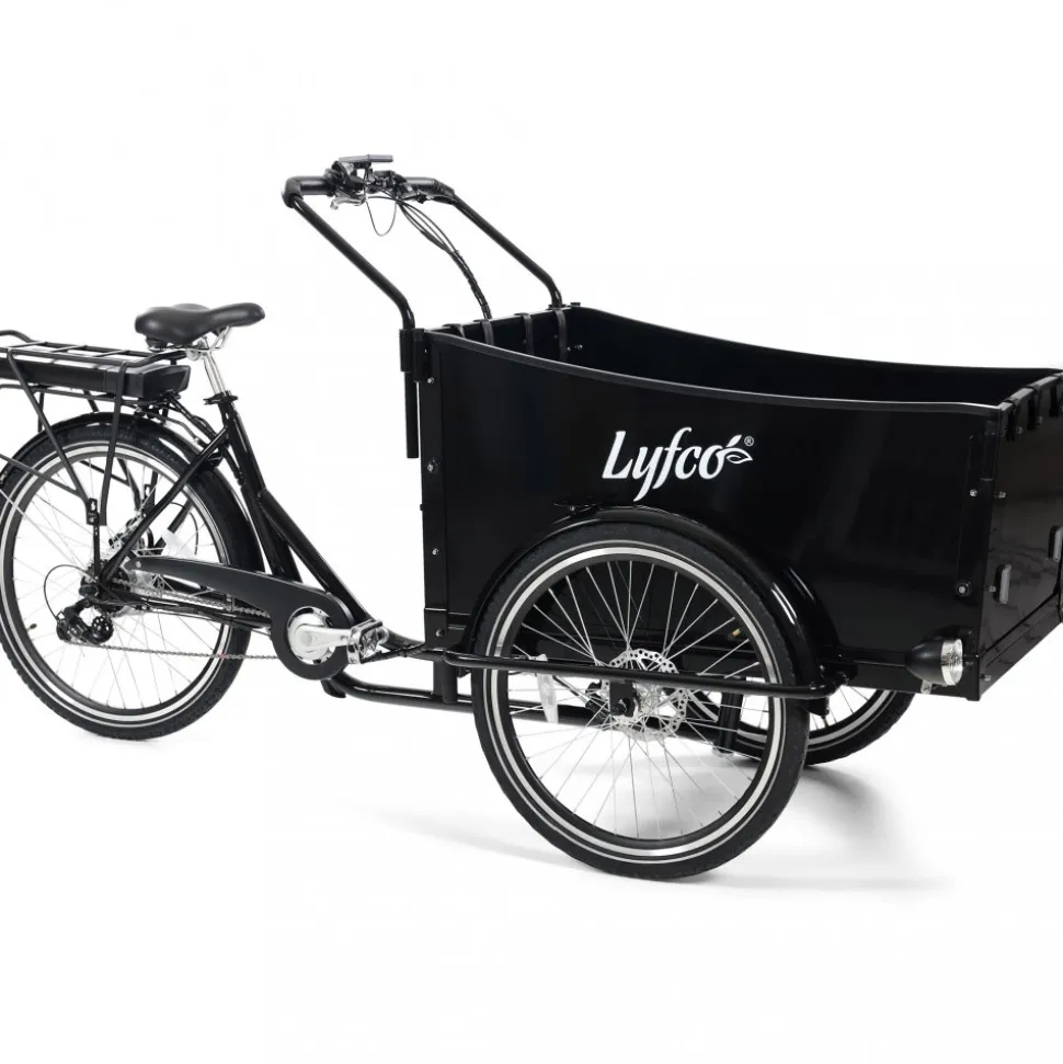 Eldriven cargobike | 250W - 16Ah | 6 växlar | LG-batteri - Pro