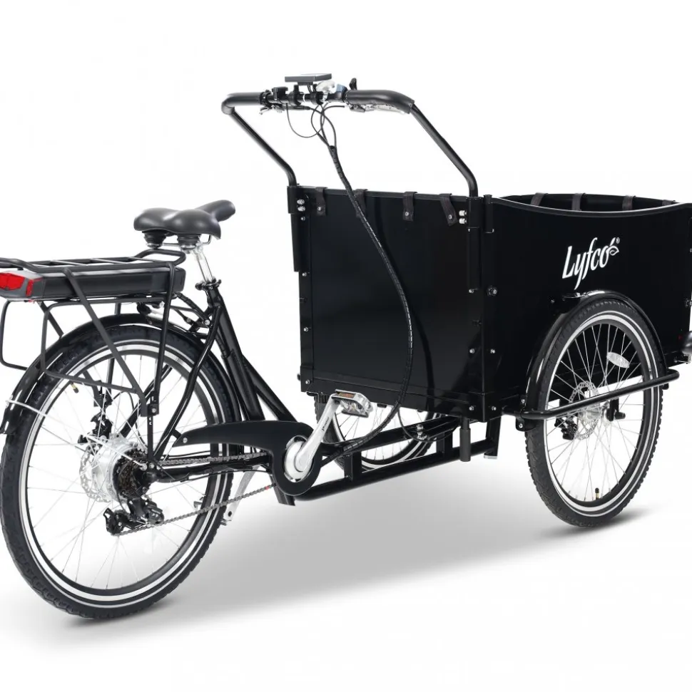 Eldriven cargobike | 250W - 16Ah | 6 växlar | LG-batteri - Pro