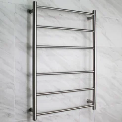 Elektrisk handdukstork 60x90x12cm | Borstat stål | OH-007