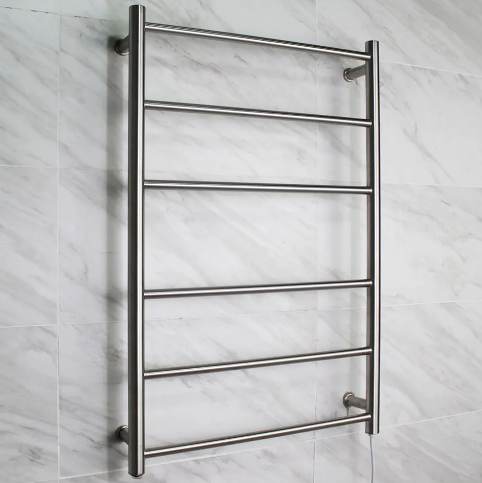 Elektrisk handdukstork 60x90x12cm | Borstat stål | OH-007