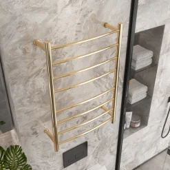Elektrisk handdukstork 52x78x12,5cm | Guld