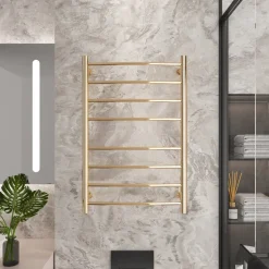 Elektrisk handdukstork 52x78x12,5cm | Guld