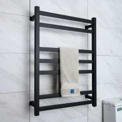 Elektrisk handdukstork 60x82,5x12cm | SC06B | Svart