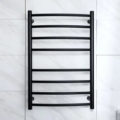 Elektrisk handdukstork 52x78x12,5cm | Svart