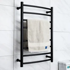 Elektrisk handdukstork 52x78x12,5cm | Svart