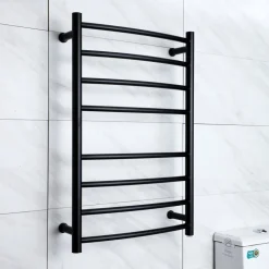 Elektrisk handdukstork 52x78x12,5cm | Svart