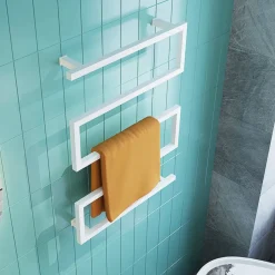 Elektrisk handdukstork 60x80x12cm | Vit
