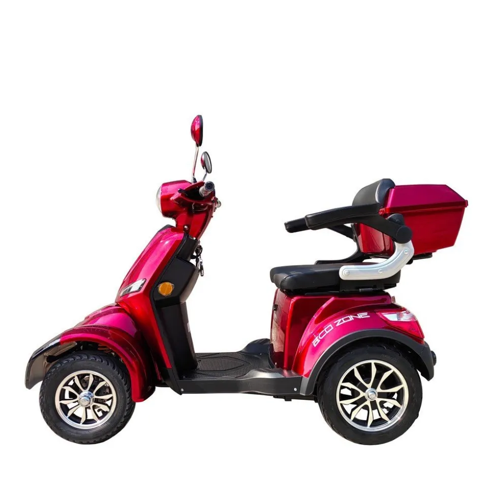 Elektrisk 4-Hjuls Promenadscooter | Tyst & Kraftfull