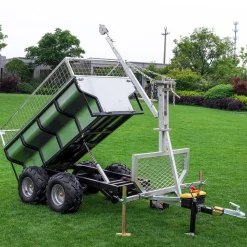 Elektroniskt tippbart ATV-släp | Linjärt ställdon