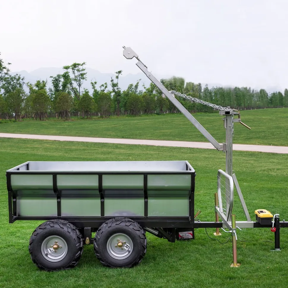 Elektroniskt tippbart ATV-släp | Linjärt ställdon