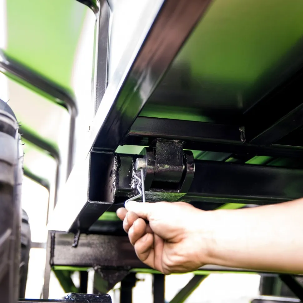 Elektroniskt tippbart ATV-släp | Linjärt ställdon