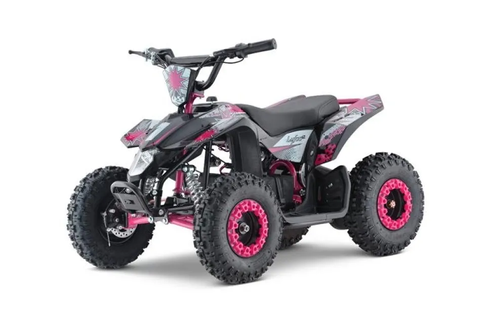El fyrhjuling | ATV för barn 1000W | Rosa/svart