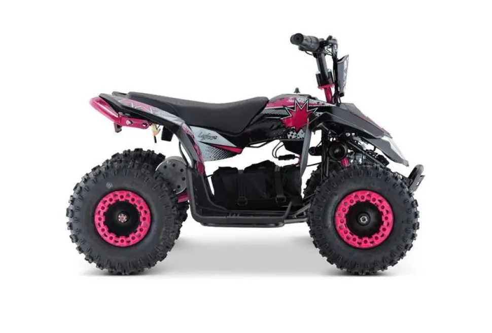El fyrhjuling | ATV för barn 1000W | Rosa/svart