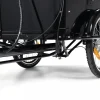 El-lådcykel - 17Ah batteri - Svart trälåda