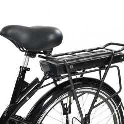 El-lådcykel - 17Ah batteri - Svart trälåda
