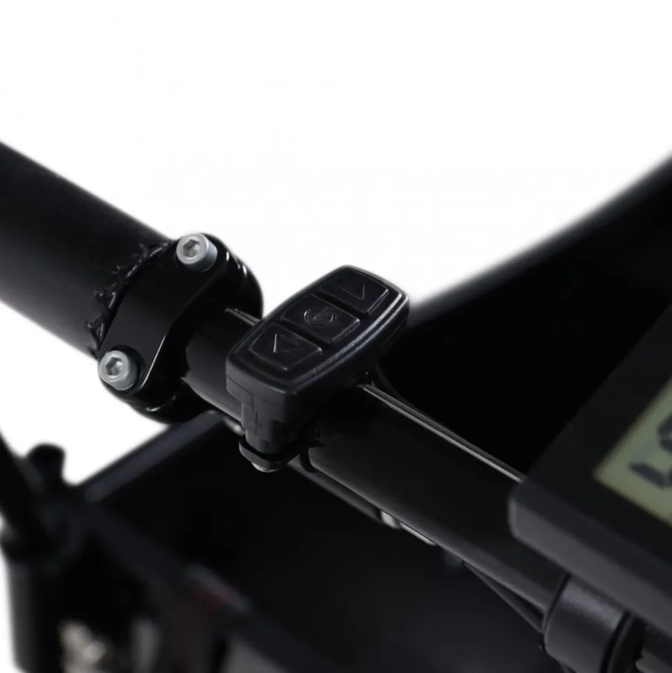 El-lådcykel - 17Ah batteri - Svart trälåda