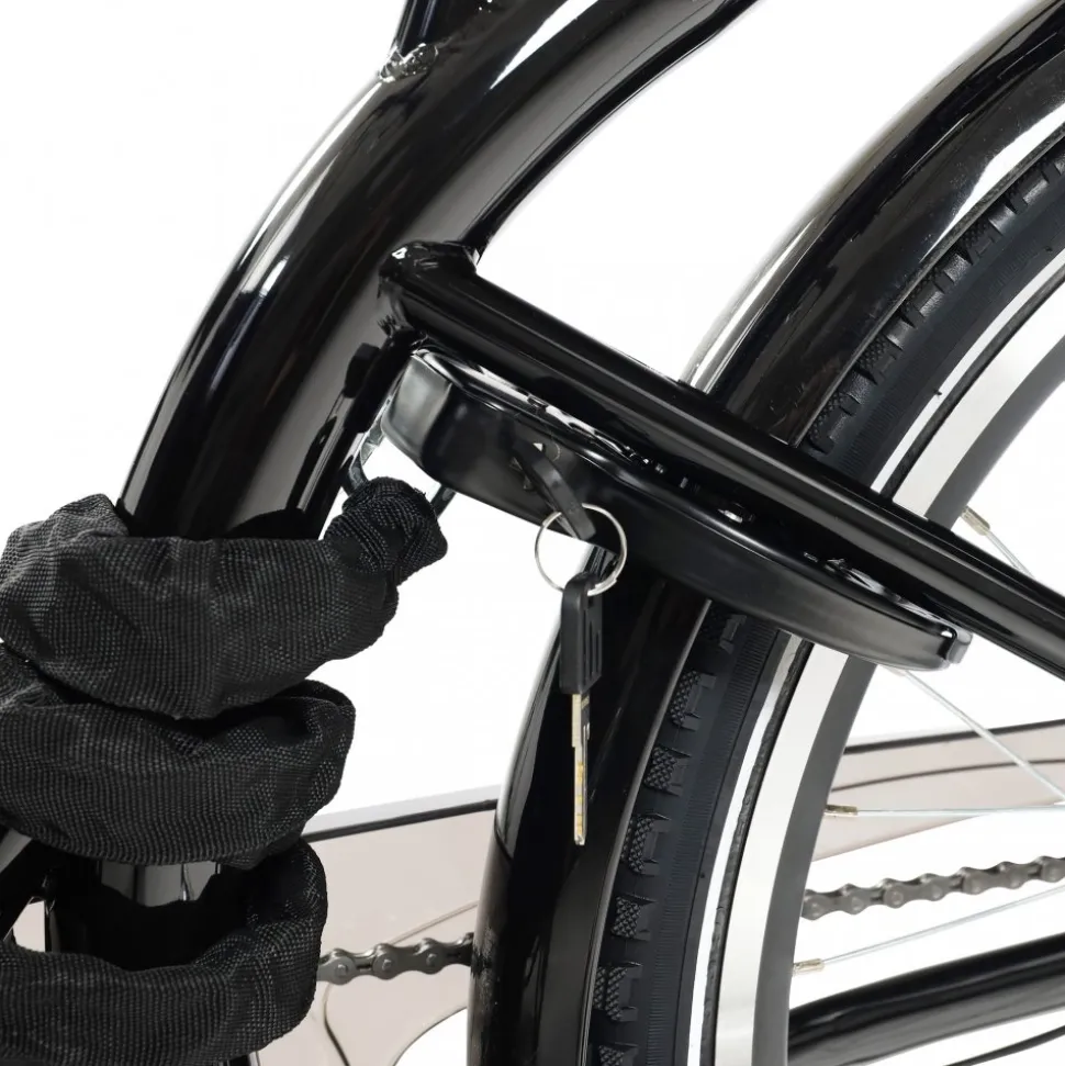 El-lådcykel - 17Ah batteri - Svart trälåda