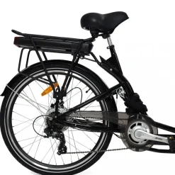 El-lådcykel - 17Ah batteri - Svart trälåda