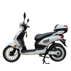 Elmoped 500W | 48V 20Ah batteri | Upp till 45 km räckvidd | Moped klass 2 | Tyst & kompakt för stadskörning