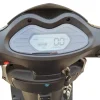 Elmoped 2000W | 72V 20Ah litiumbatteri | Upp till 45 km/h | Moped klass I | Räckvidd 50 km | Svart med röda detaljer