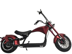 Elscooter Båge 2000W  Röd | Registrerbar Moped Klass I | 45 km/h