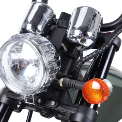Elscooter Båge 2000W  Röd | Registrerbar Moped Klass I | 45 km/h