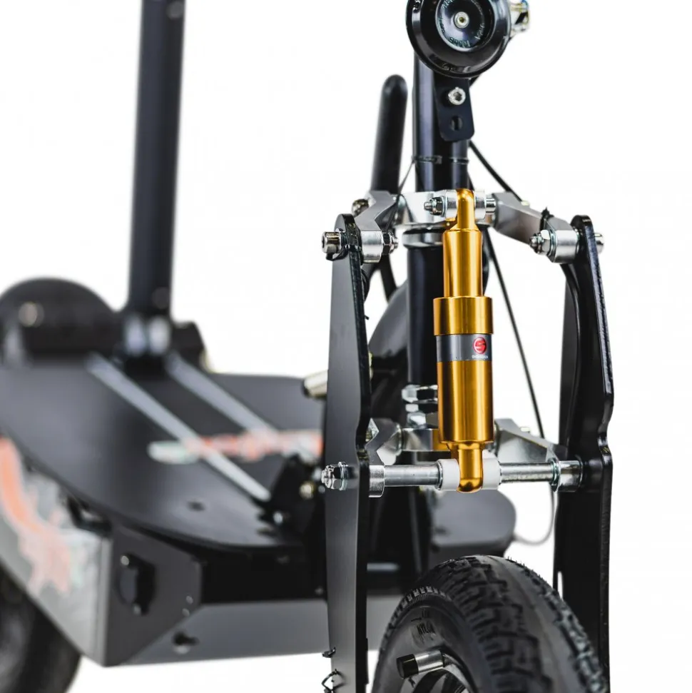 Elscooter 3000W Premium | 60 km/tim | Ståplatta i aluminium | Lyfco