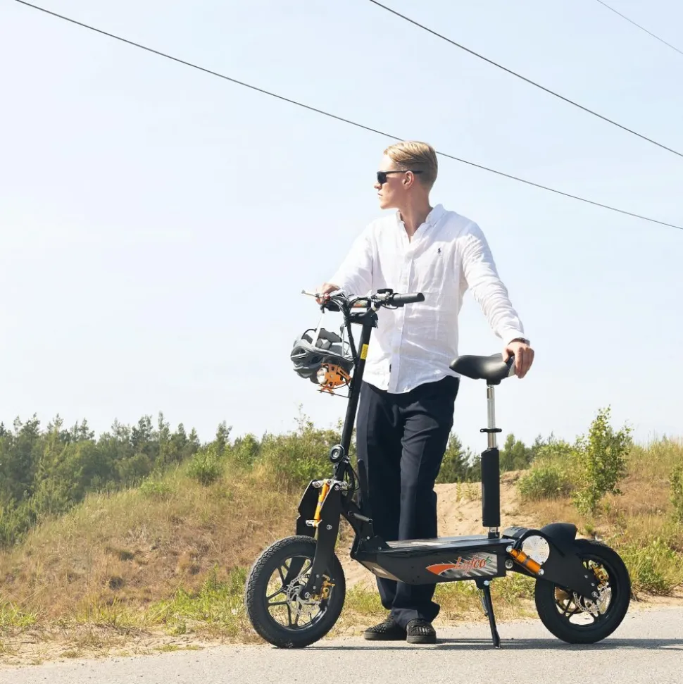 Elscooter 3000W Premium | 60 km/tim | Ståplatta i aluminium | Lyfco