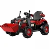 Eltraktor för barn 6V | Grävskopa | 4,5Ah | Röd/Svart