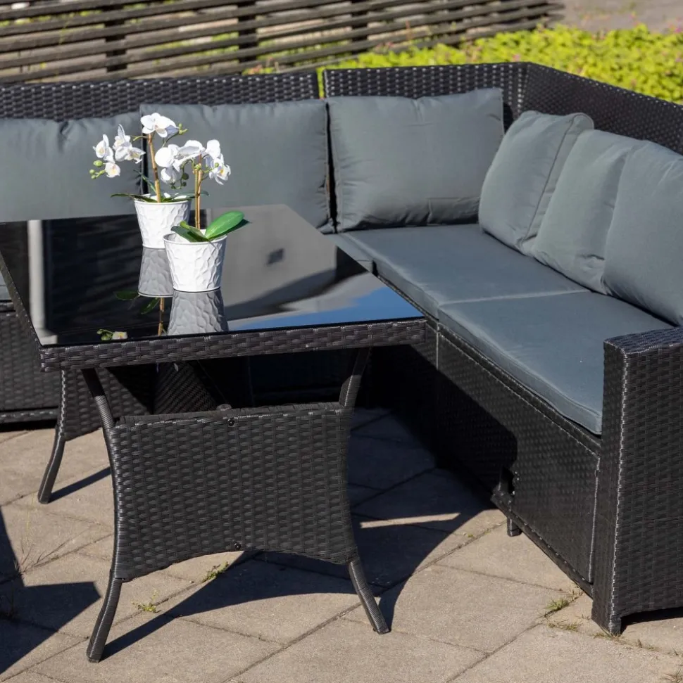 Exklusiv loungegrupp | Inbyggd förvaring | Lyfco Tanumshede