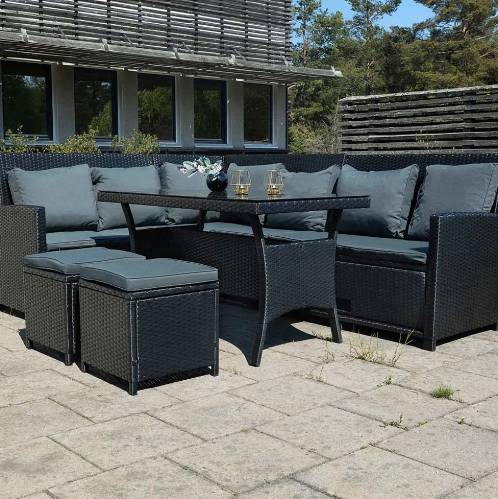 Exklusiv loungegrupp | Inbyggd förvaring | Lyfco Tanumshede