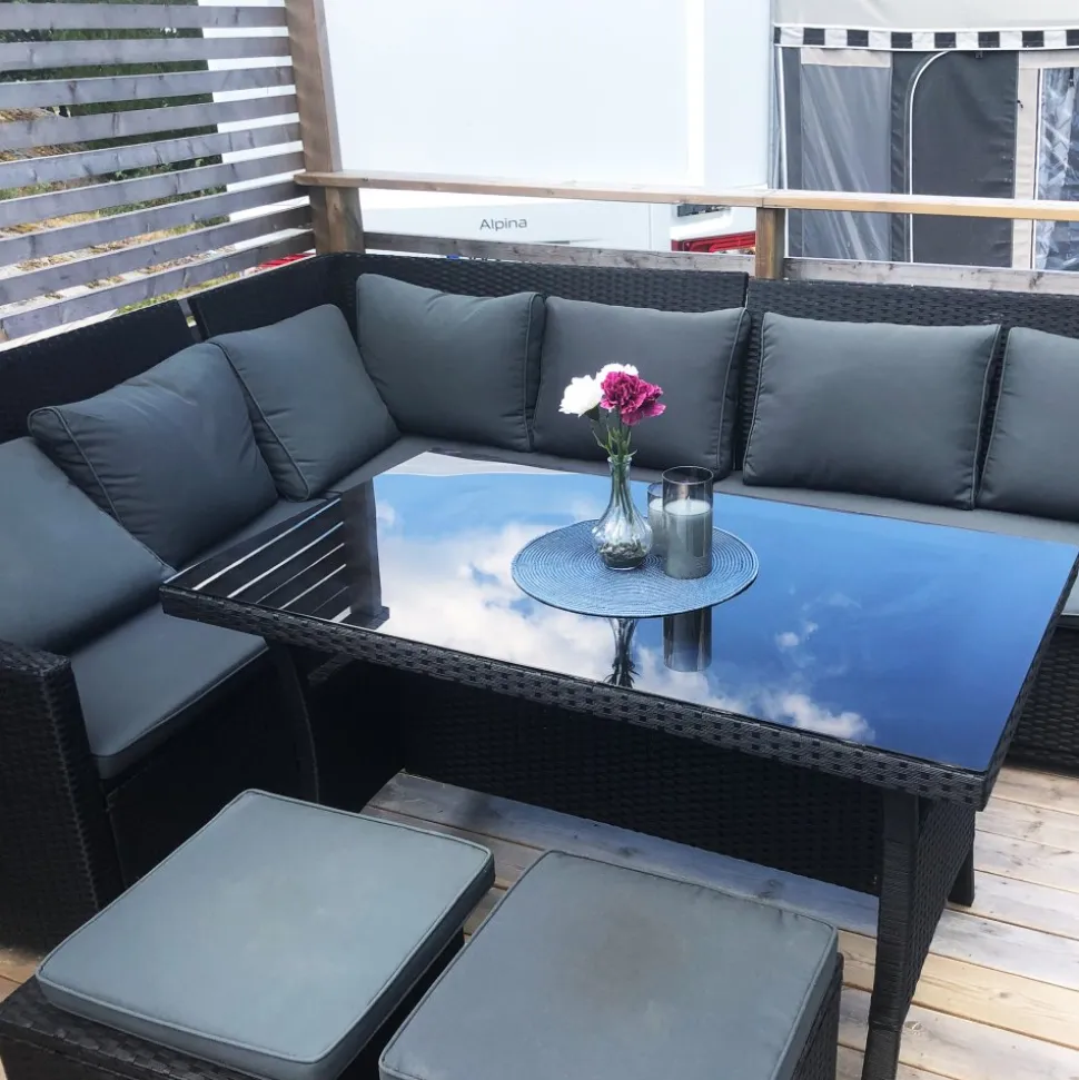 Exklusiv loungegrupp | Inbyggd förvaring | Lyfco Tanumshede