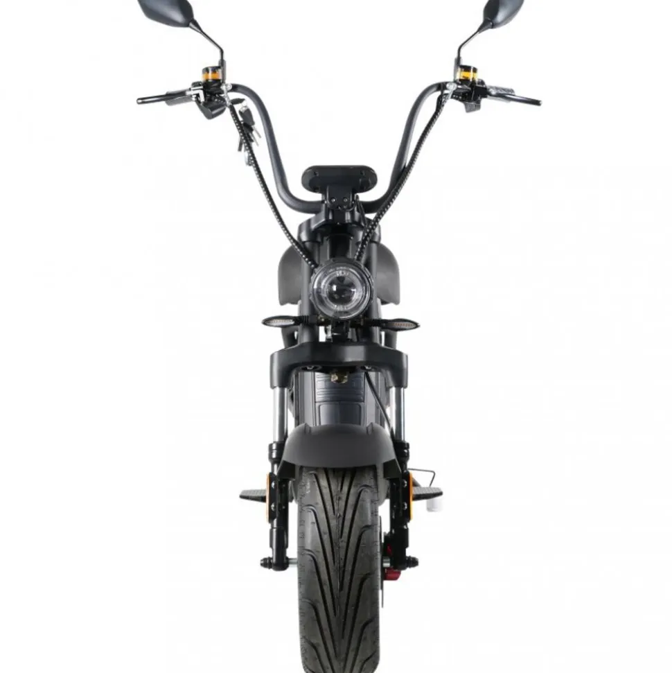 Fatscooter Raw 2000W | Moped klass 1 - Svart