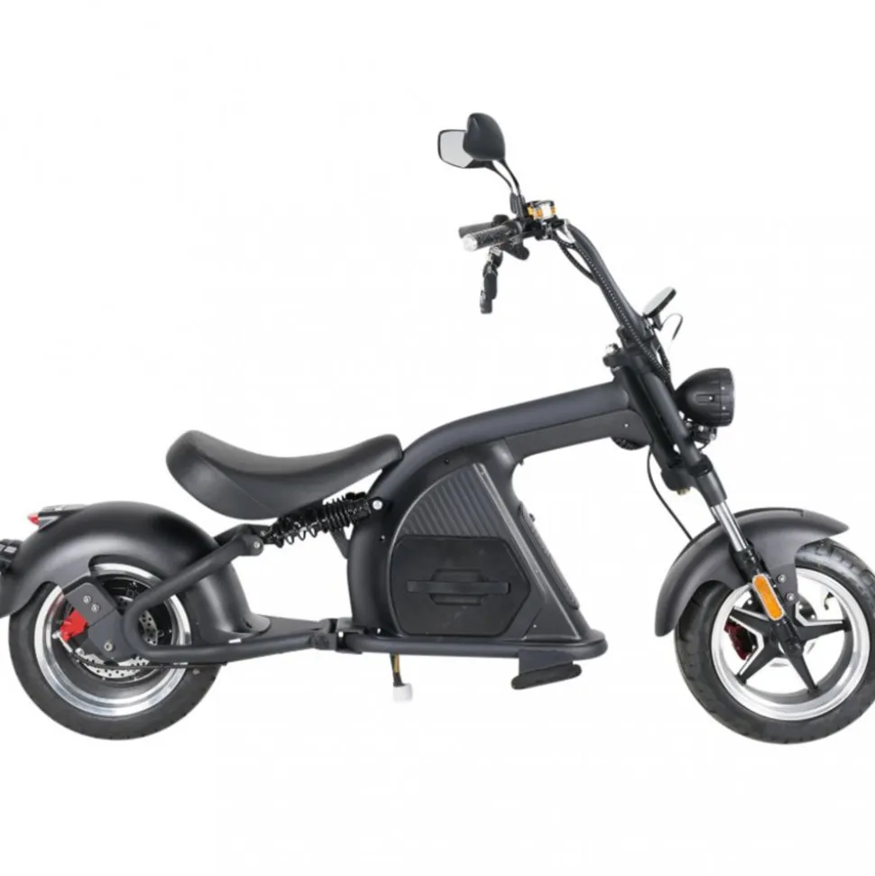 Fatscooter Raw 2000W | Moped klass 1 - Svart